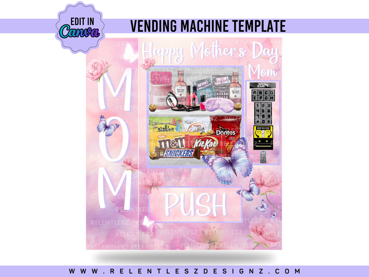 Mother’s Day Vending Machine Template