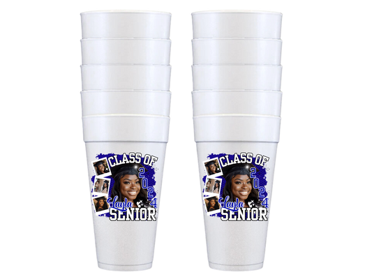 Graduation 20oz Styrofoam Cups