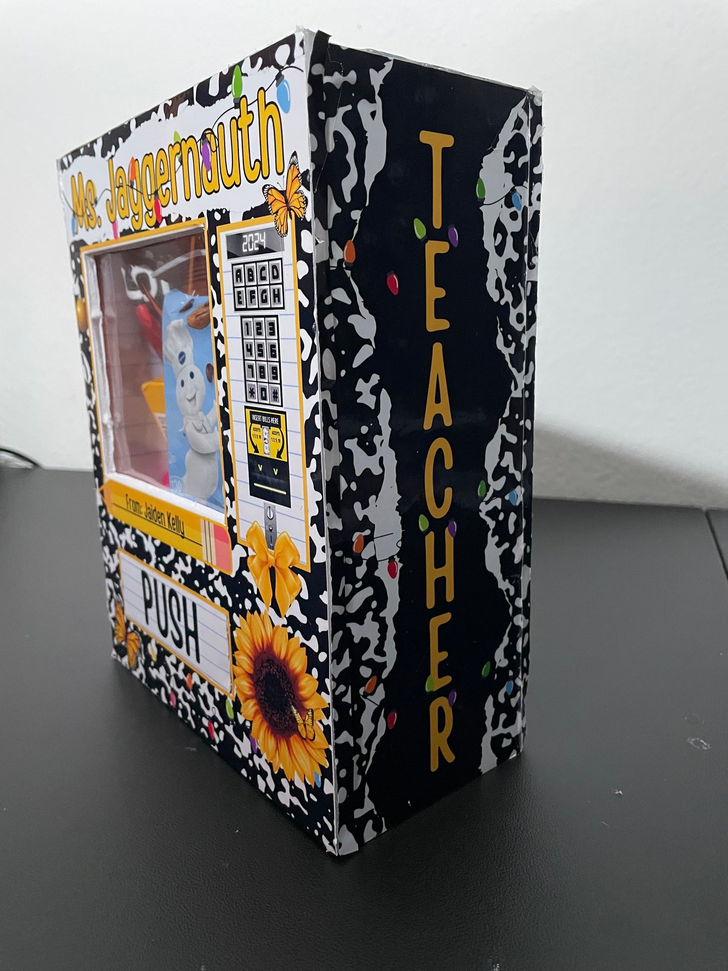 Teacher Vending Machine 8x10 | Foam Board