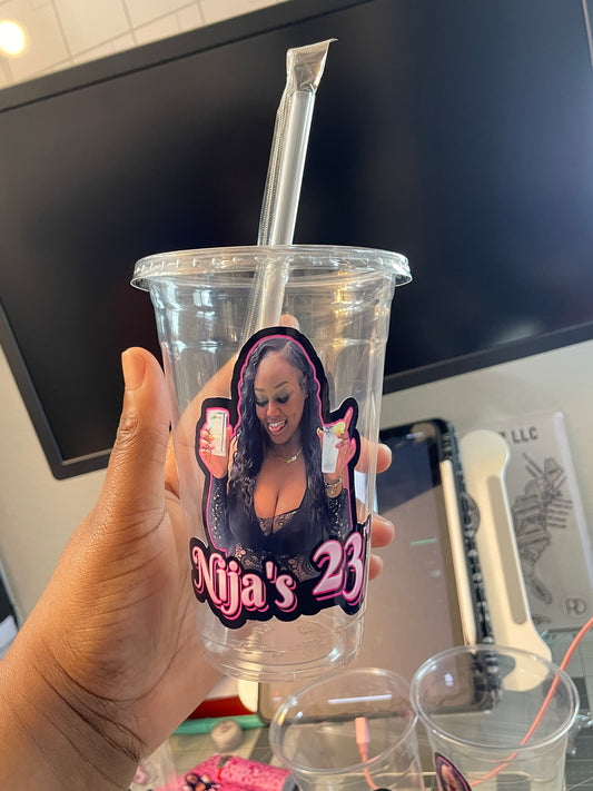 20oz Clear Cups | NO ZODIAC SIGNS