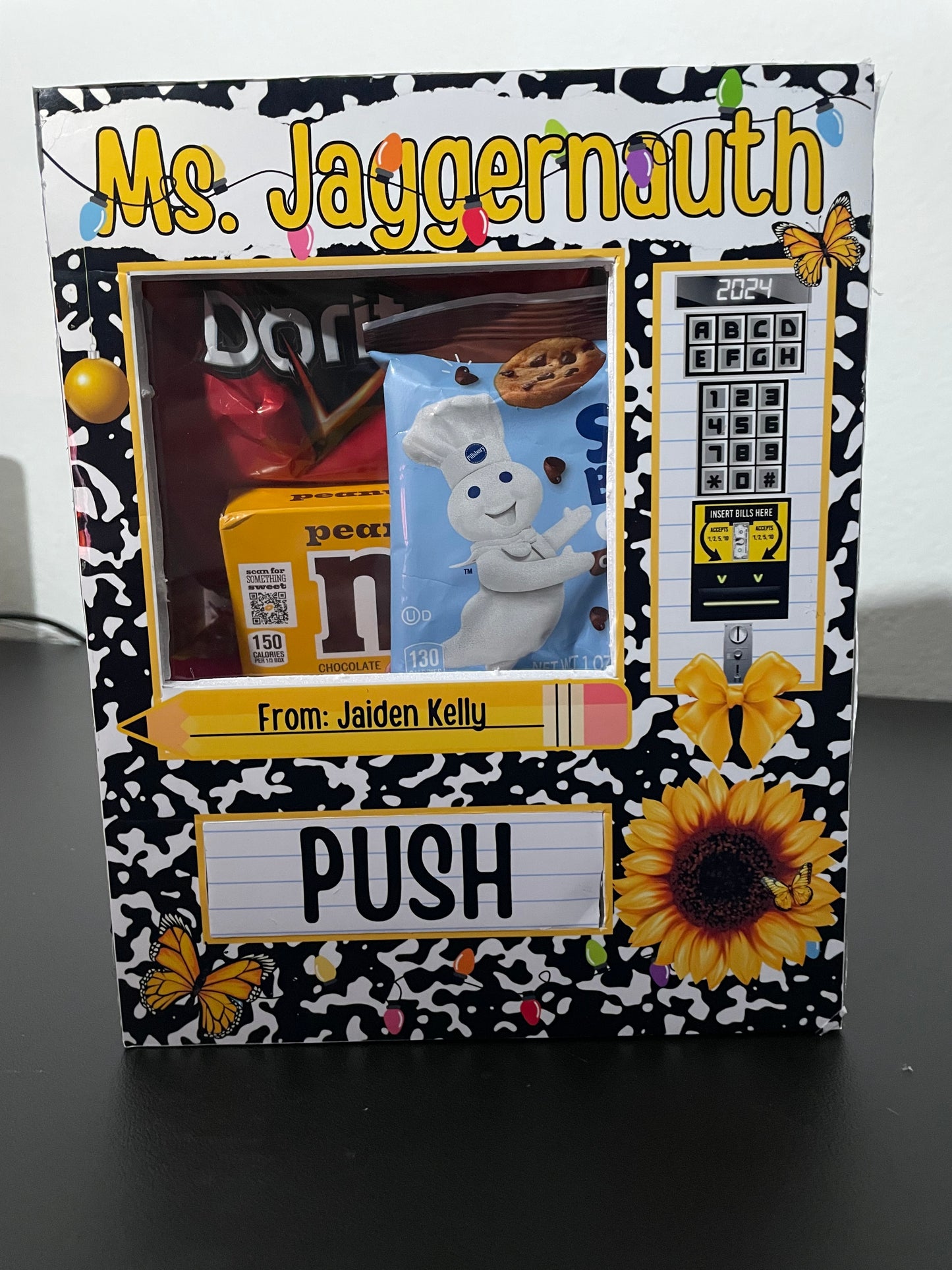 Teacher Vending Machine 8x10 | Foam Board