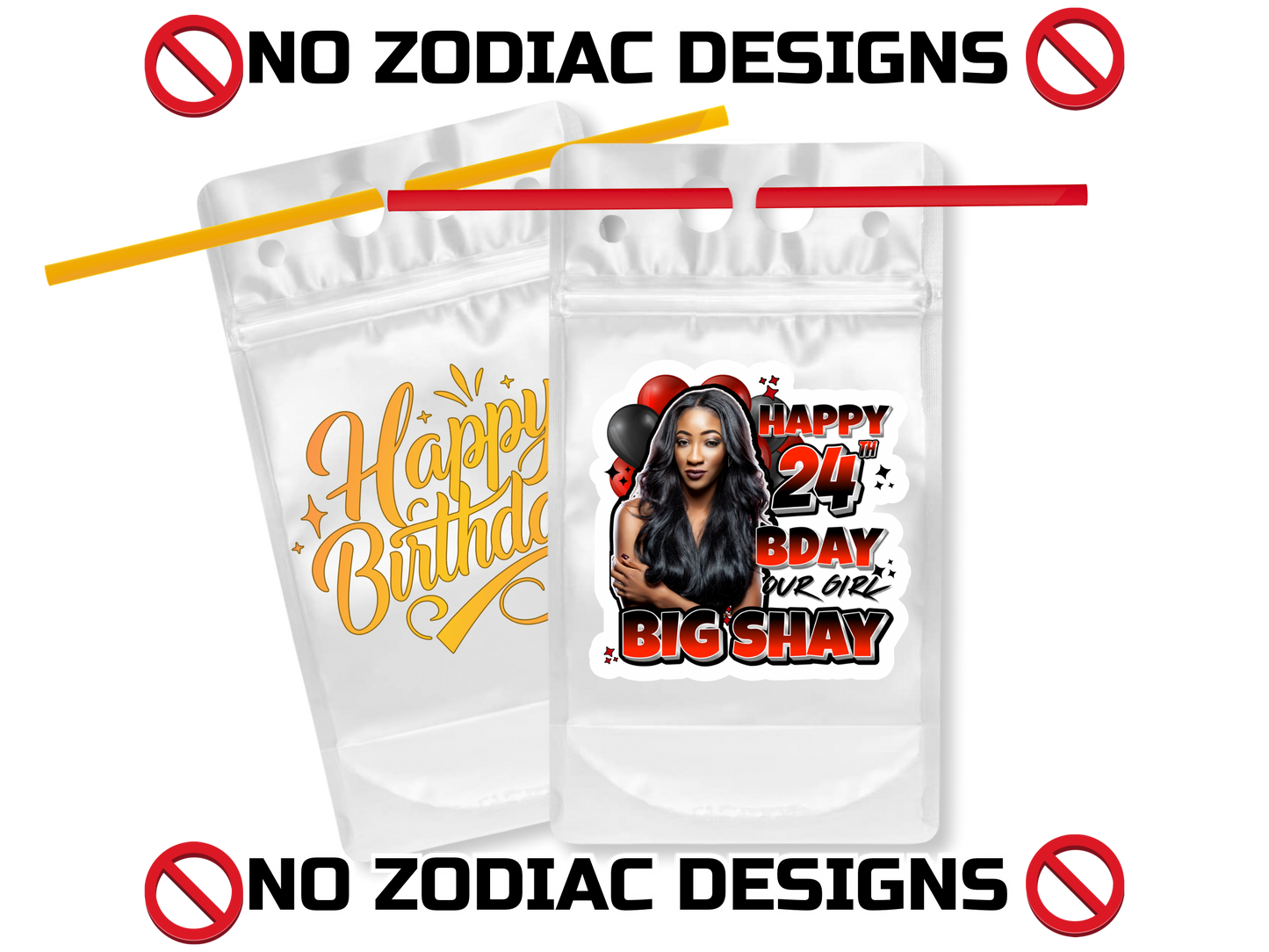 Drink Pouches | NO ZODIAC SIGNS