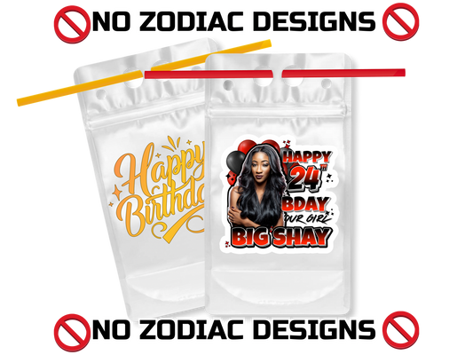 Drink Pouches | NO ZODIAC SIGNS