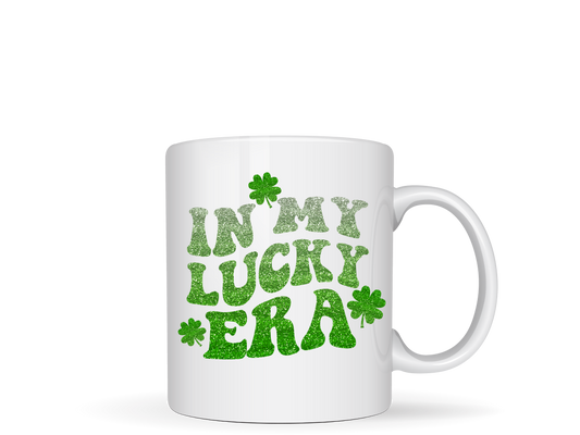 In My Lucky Era White Ceramic Mug