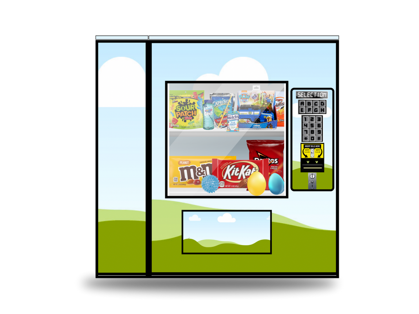 Teacher Vending Machine 8x10 | Foam Board