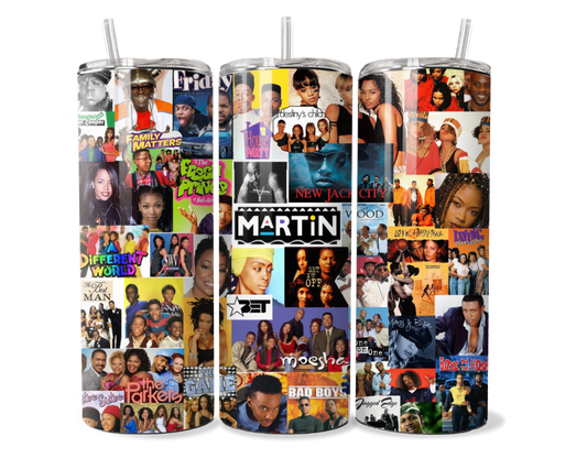 90’s Mashup Collage 20oz Tumbler