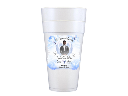 Memorial 20oz Styrofoam Cups