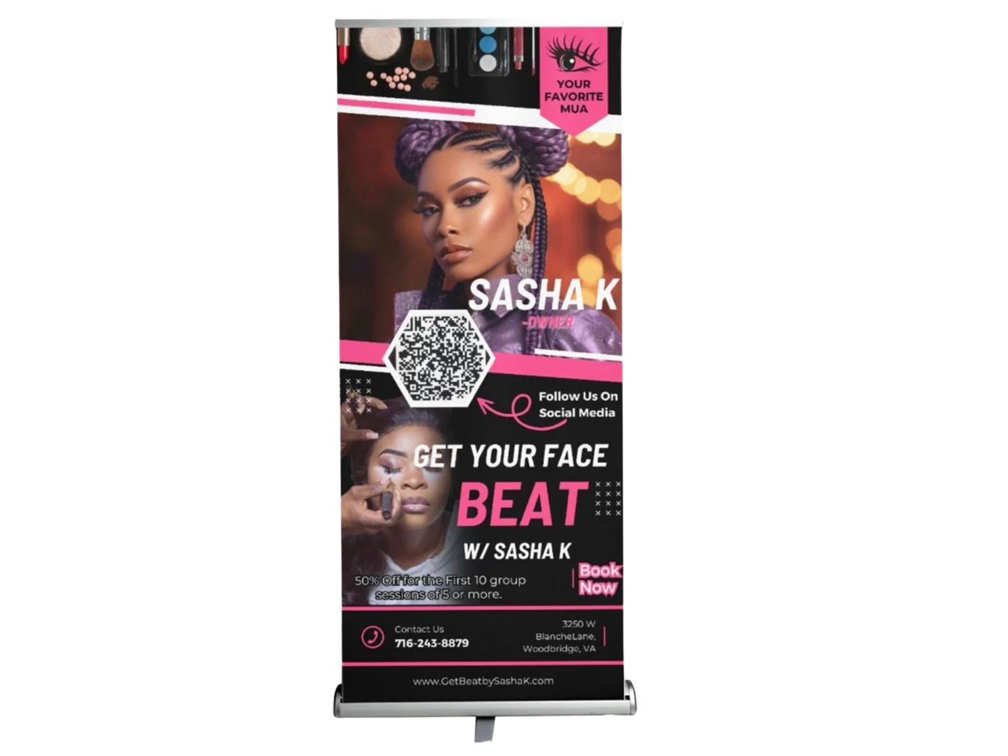 Custom retractable banner for all events