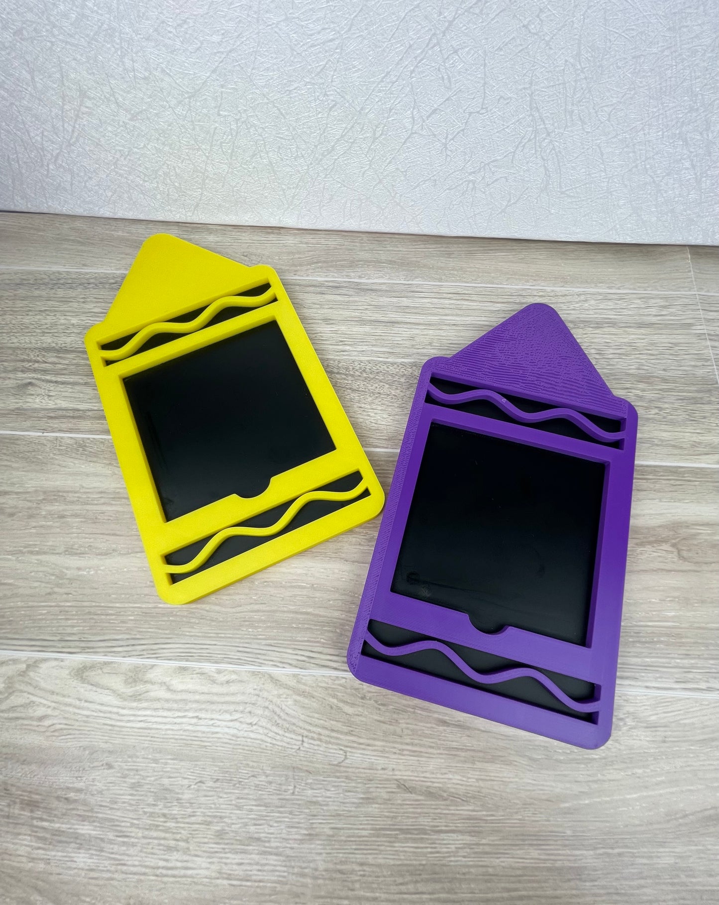 Cute crayon shaped sticky note holders