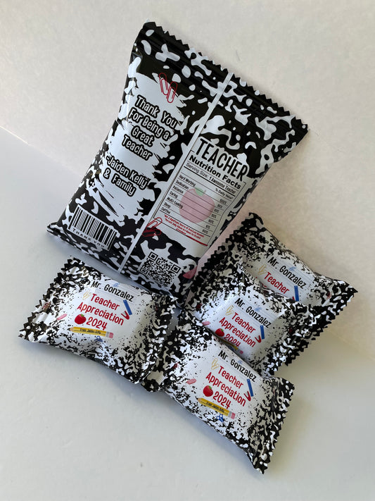 Custom Teacher Favors
