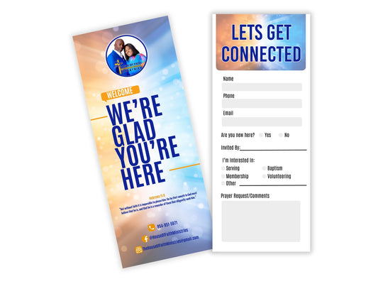 HOUSE OF FAITH INTERNATIONAL MINISTRIES Welcome Cards | Visitor Cards