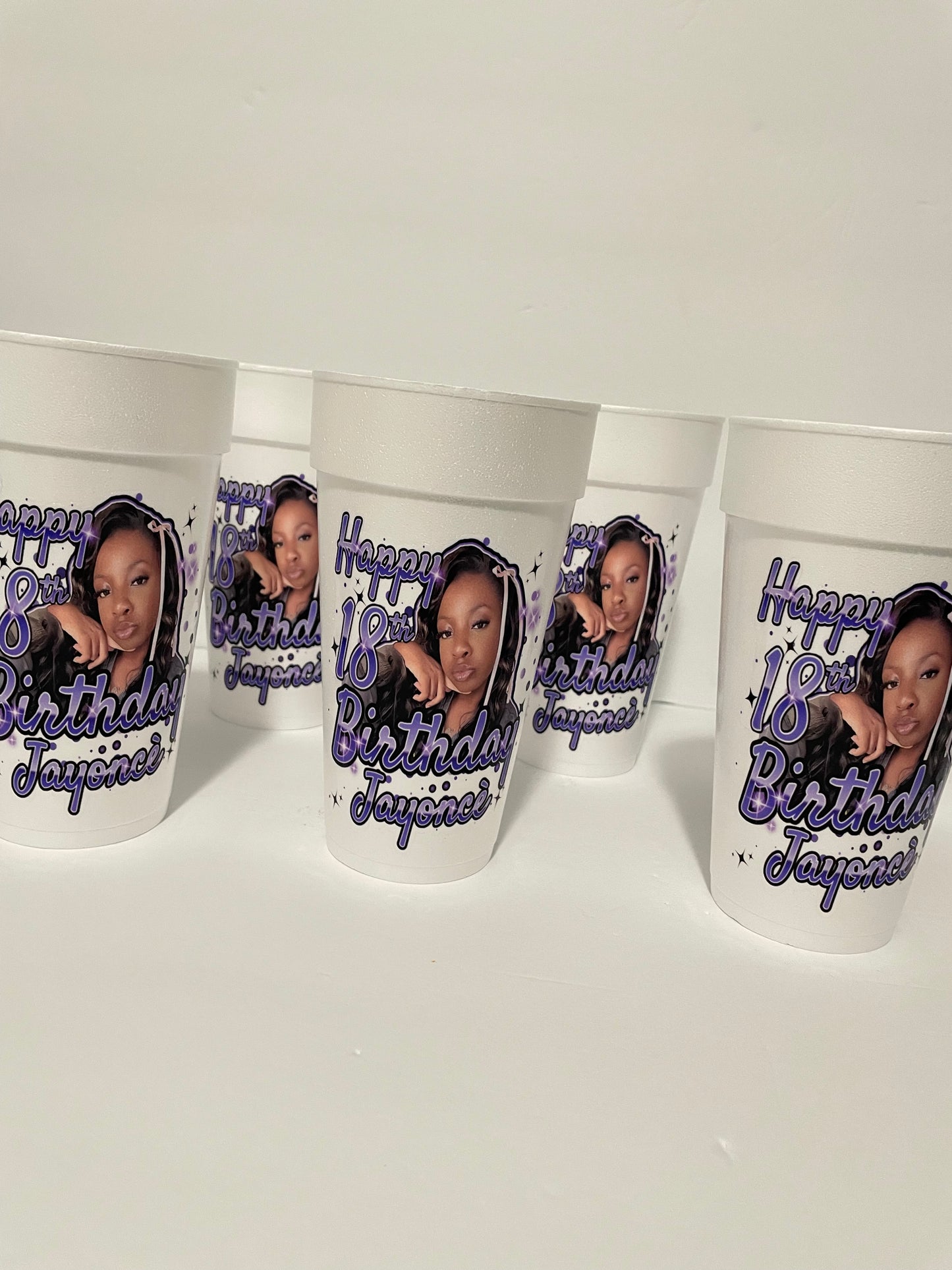 20oz Birthday Foam Cups