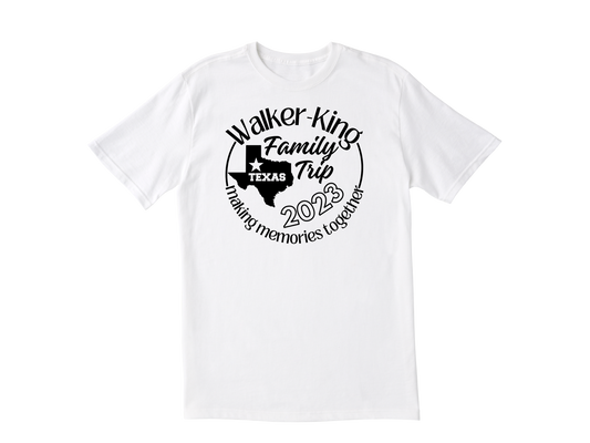 Custom Family Trip T-Shirt