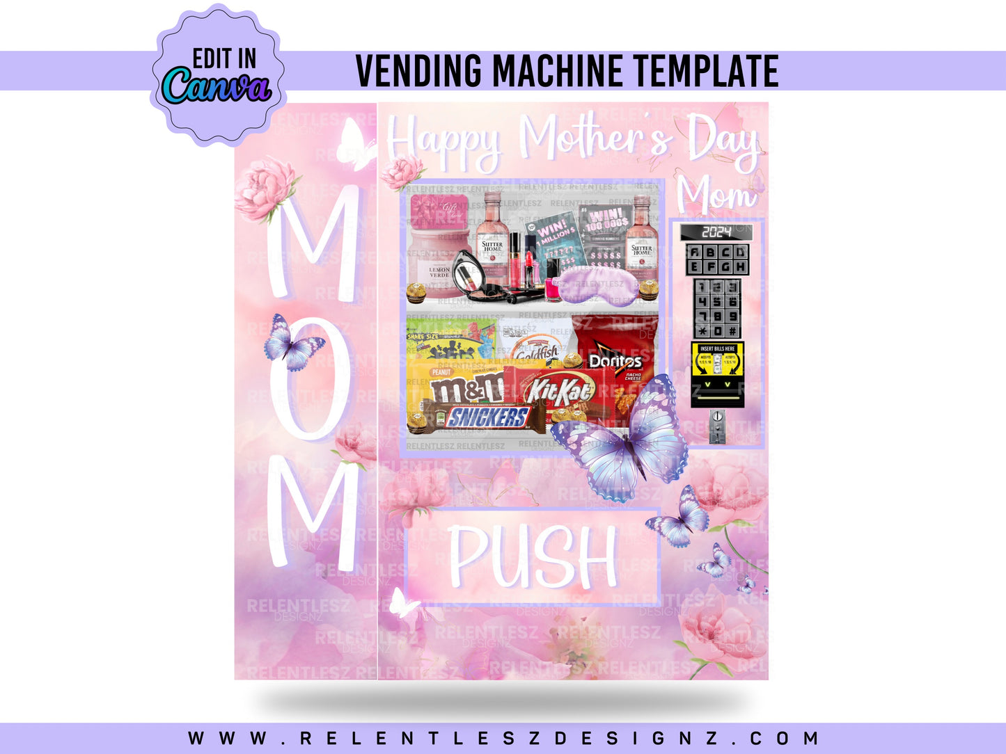 Mother’s Day Vending Machine Template