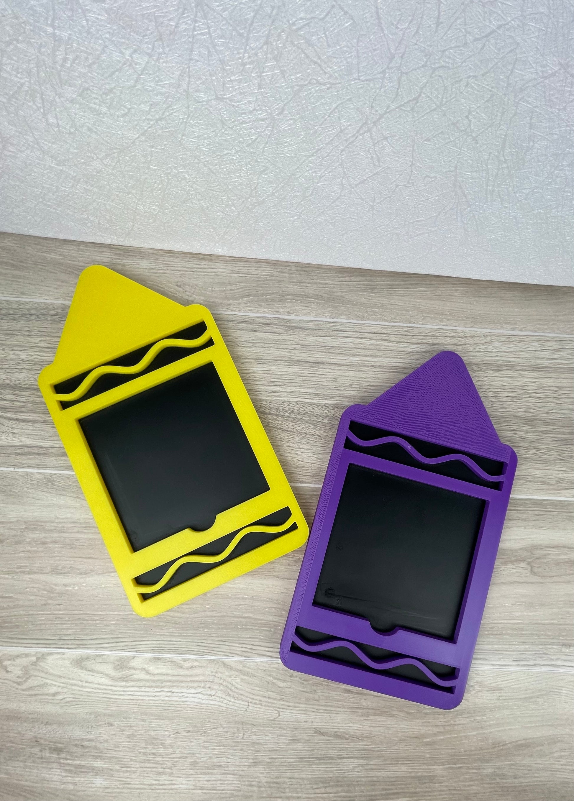 Cute crayon shaped sticky note holders