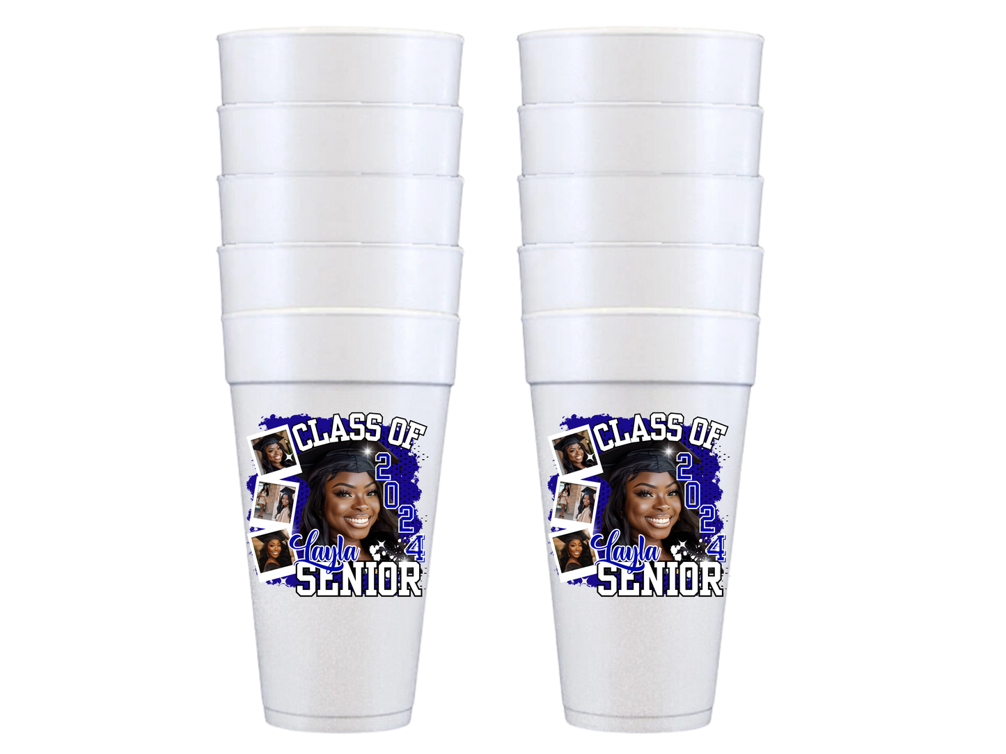 Graduation 20oz Styrofoam Cups