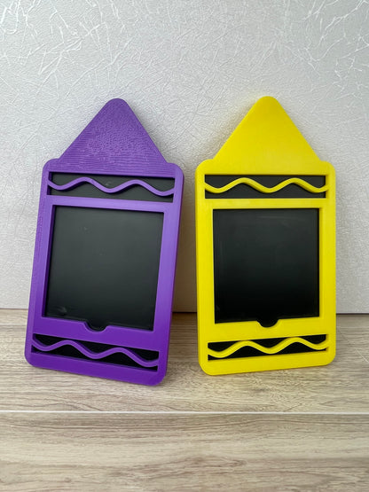 Cute crayon shaped sticky note holders
