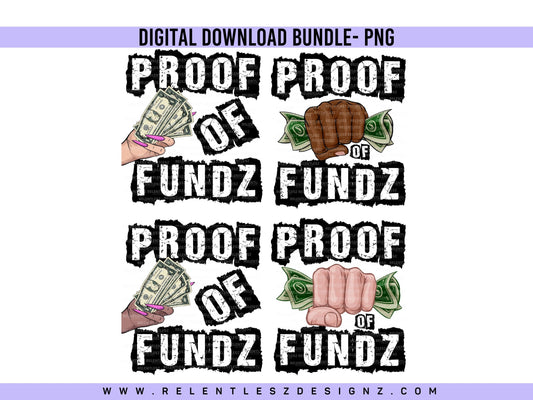 Proof Of Fundz Png Digital Design Bundle