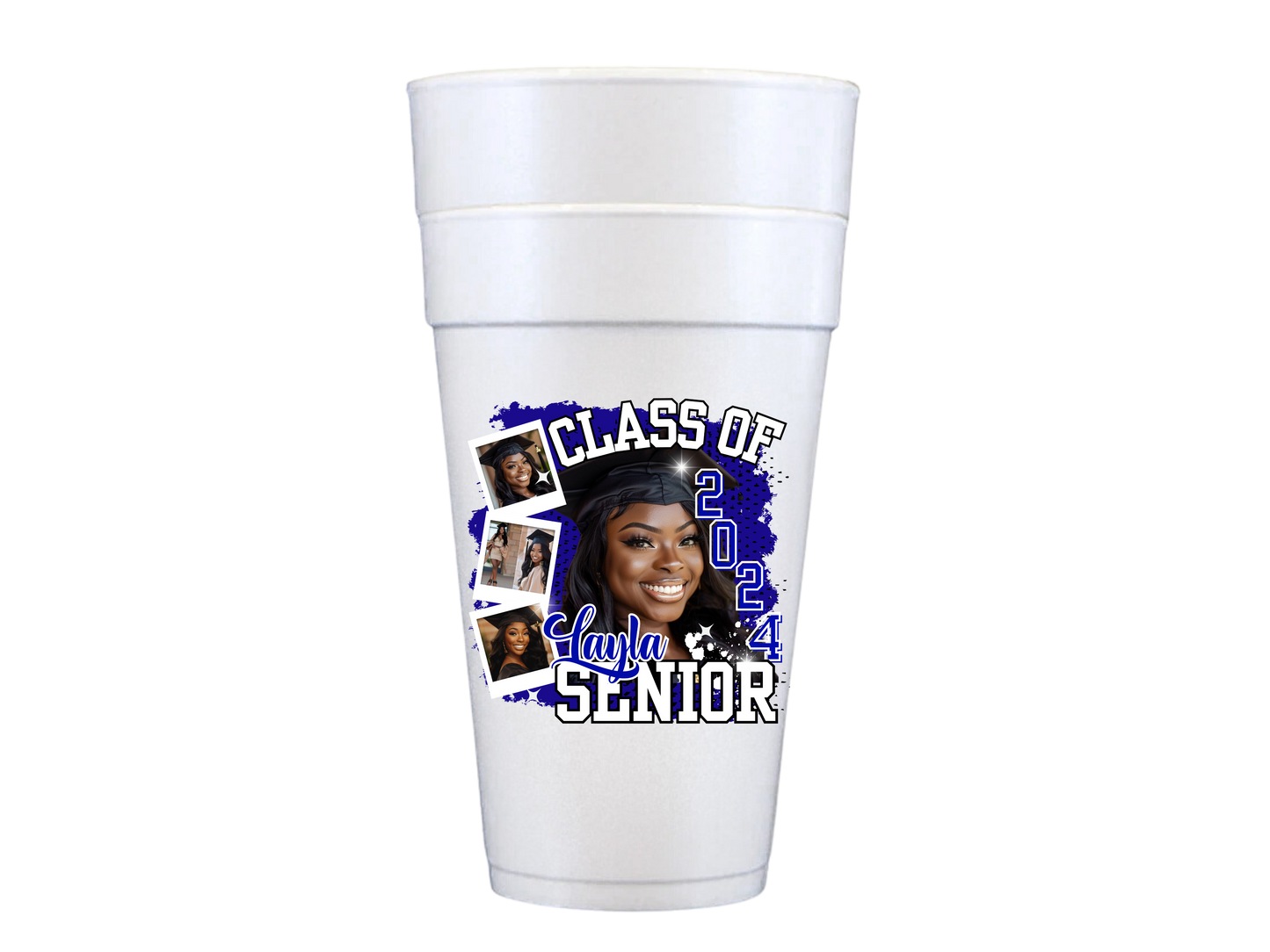 Graduation 20oz Styrofoam Cups