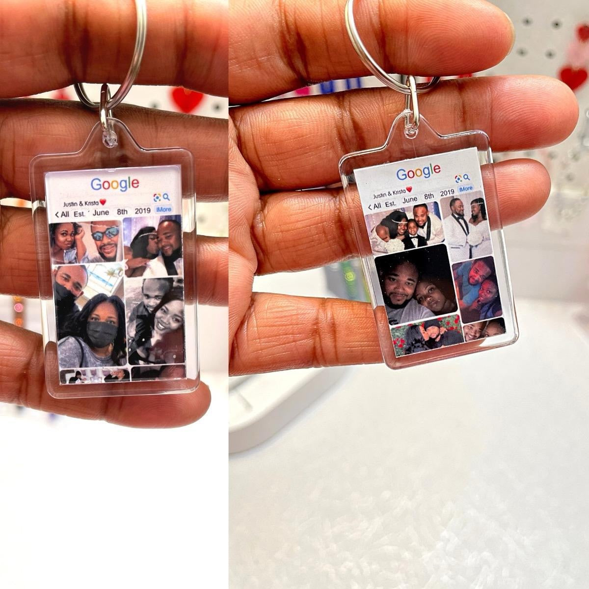 Google Search Engine Photo Keychain