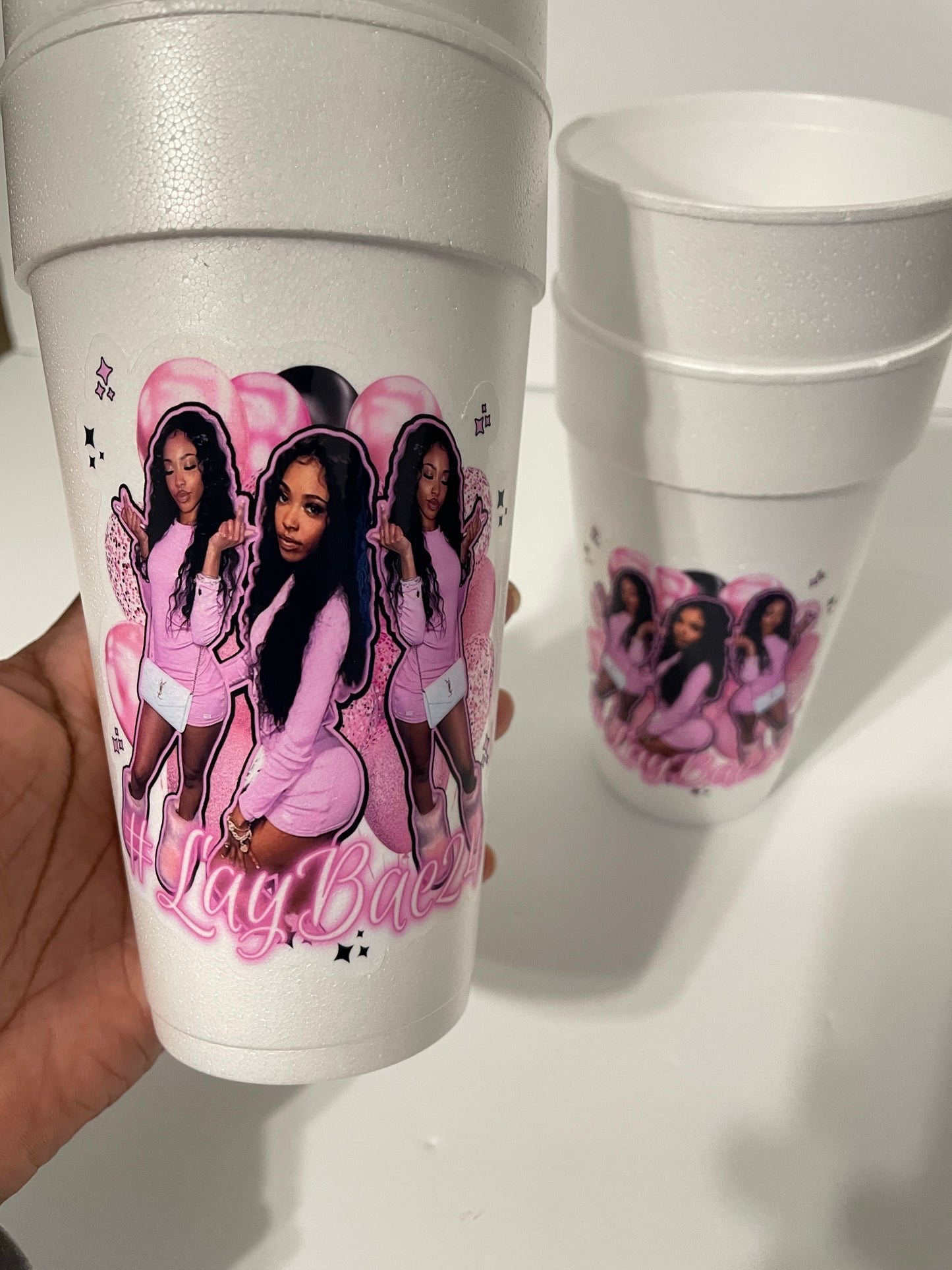 20oz Birthday Foam Cups