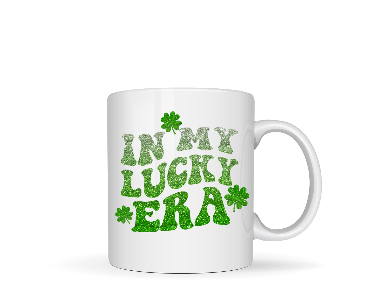 In My Lucky Era White Ceramic Mug