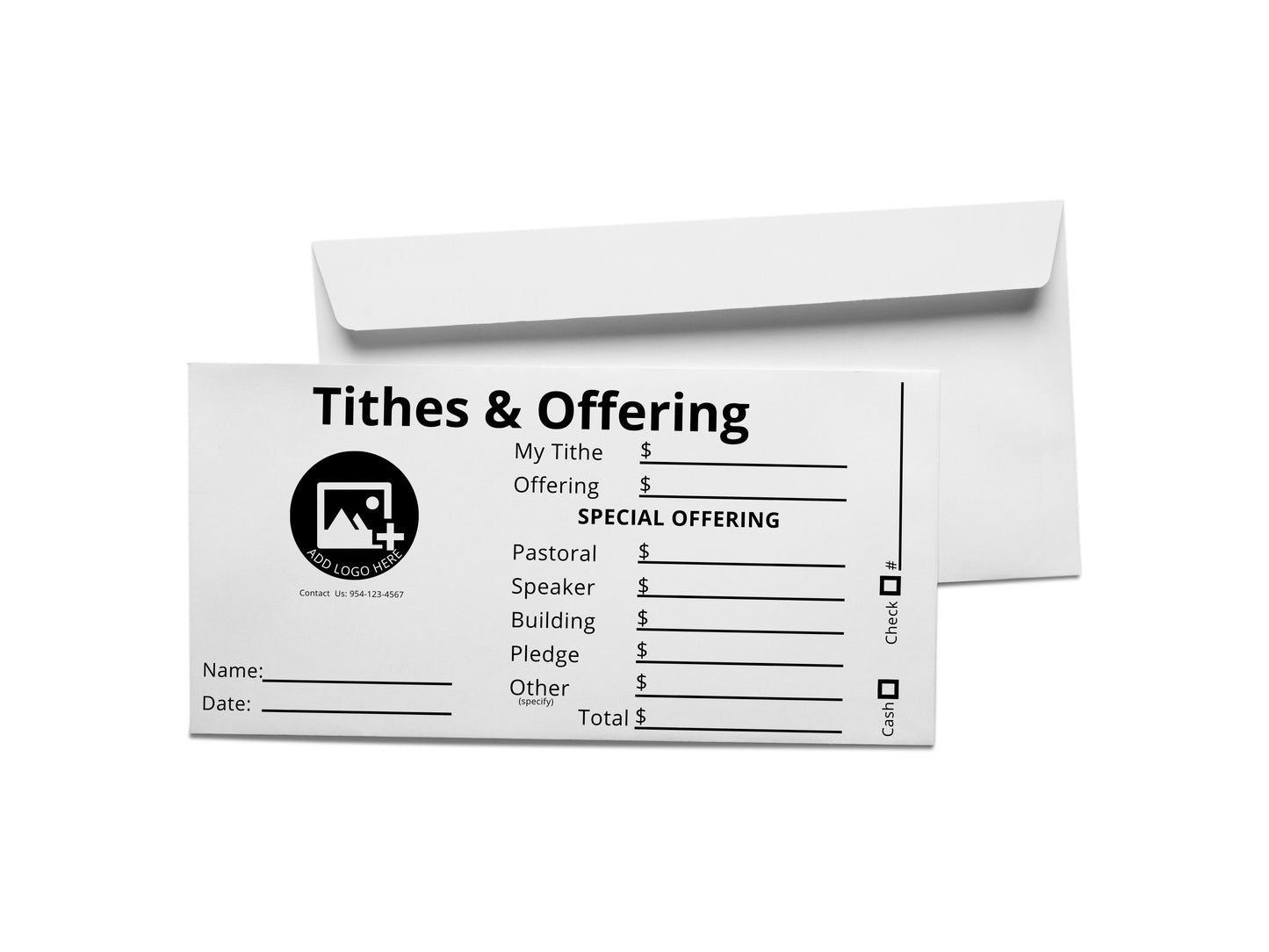 Tithes and Offering Envelope