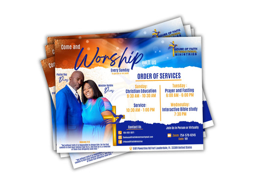 HOUSE OF FAITH INTERNATIONAL MINISTRIES E-Flyer (Digital Flyer)