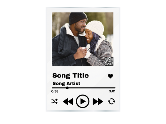 Couples Anniversary Acrylic Music Plaque