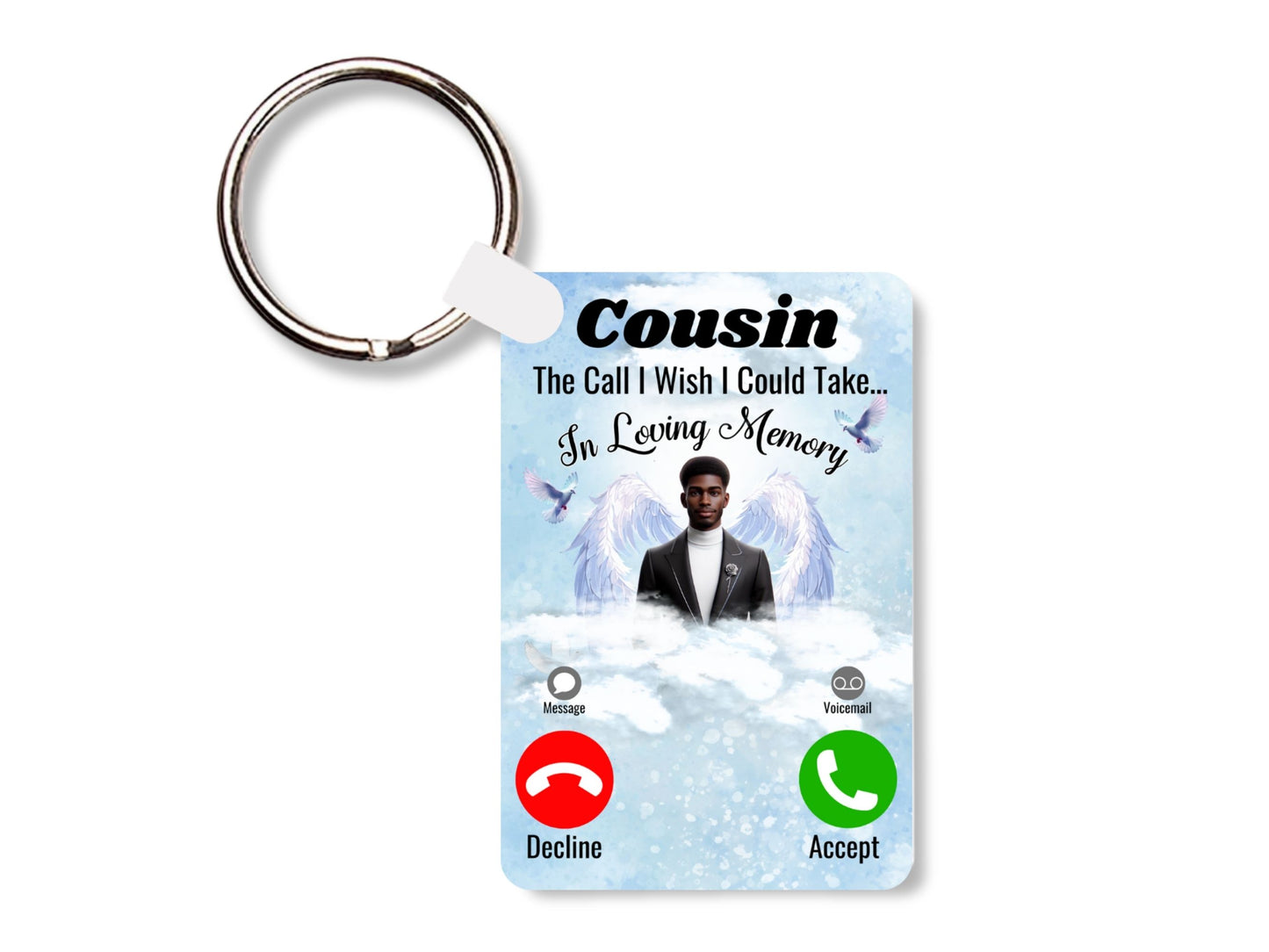 The Call Memorial Keychain Keepsake