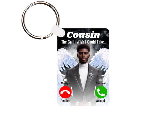 The call I wish I could take memorial keychain keepsake. Honor your loved ones, angel wings, mdf keychain, phone call screen