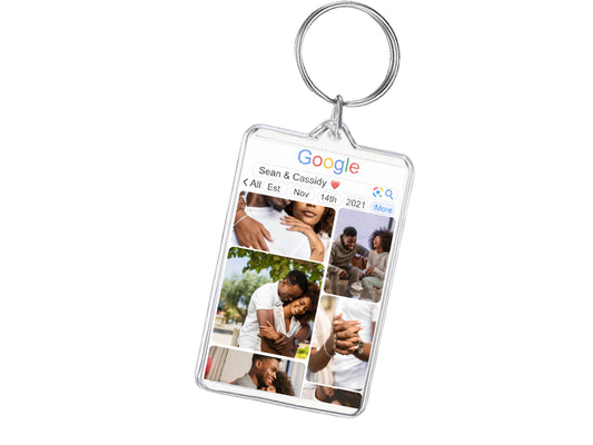 Google Search Engine Photo Keychain