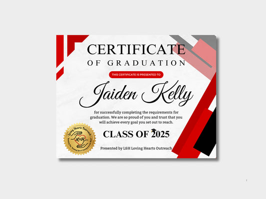L&H Certificates (L&H ONLY)