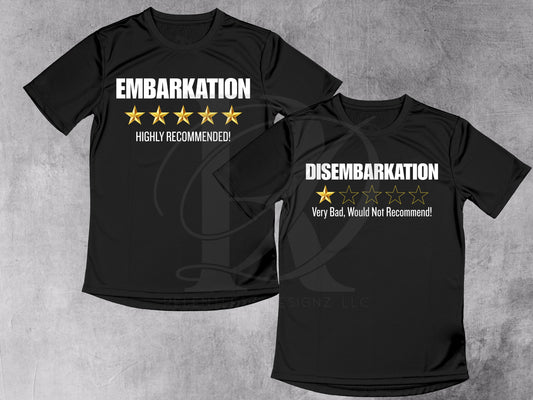 Cruise Embarkation/ Disembarkation T-Shirts