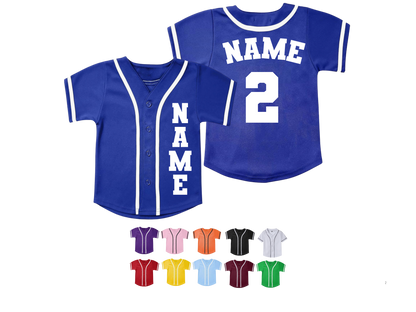 Kids Custom Baseball Jersey
