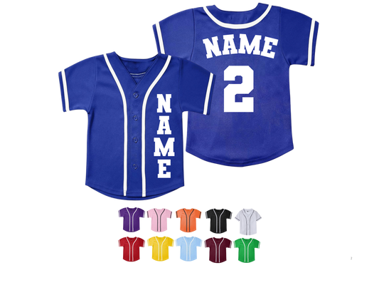 Kids Custom Baseball Jersey