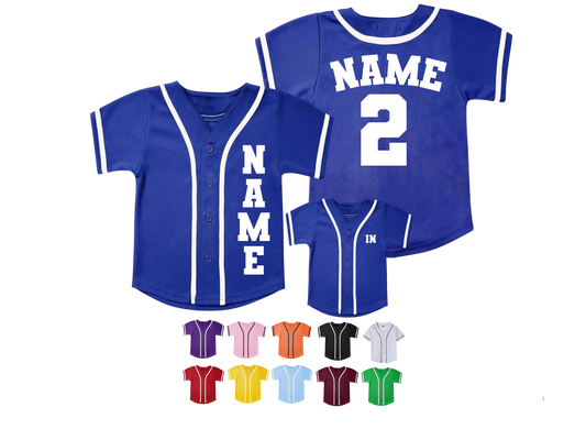 Kids Custom Baseball Jersey