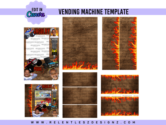 Monster Truck Vending Machine Template