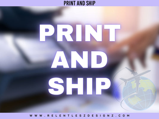 Print and Ship- Prints Only