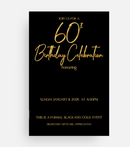 K Invitations 60ct | Printed w/ 50 envelopes (Private Listing)